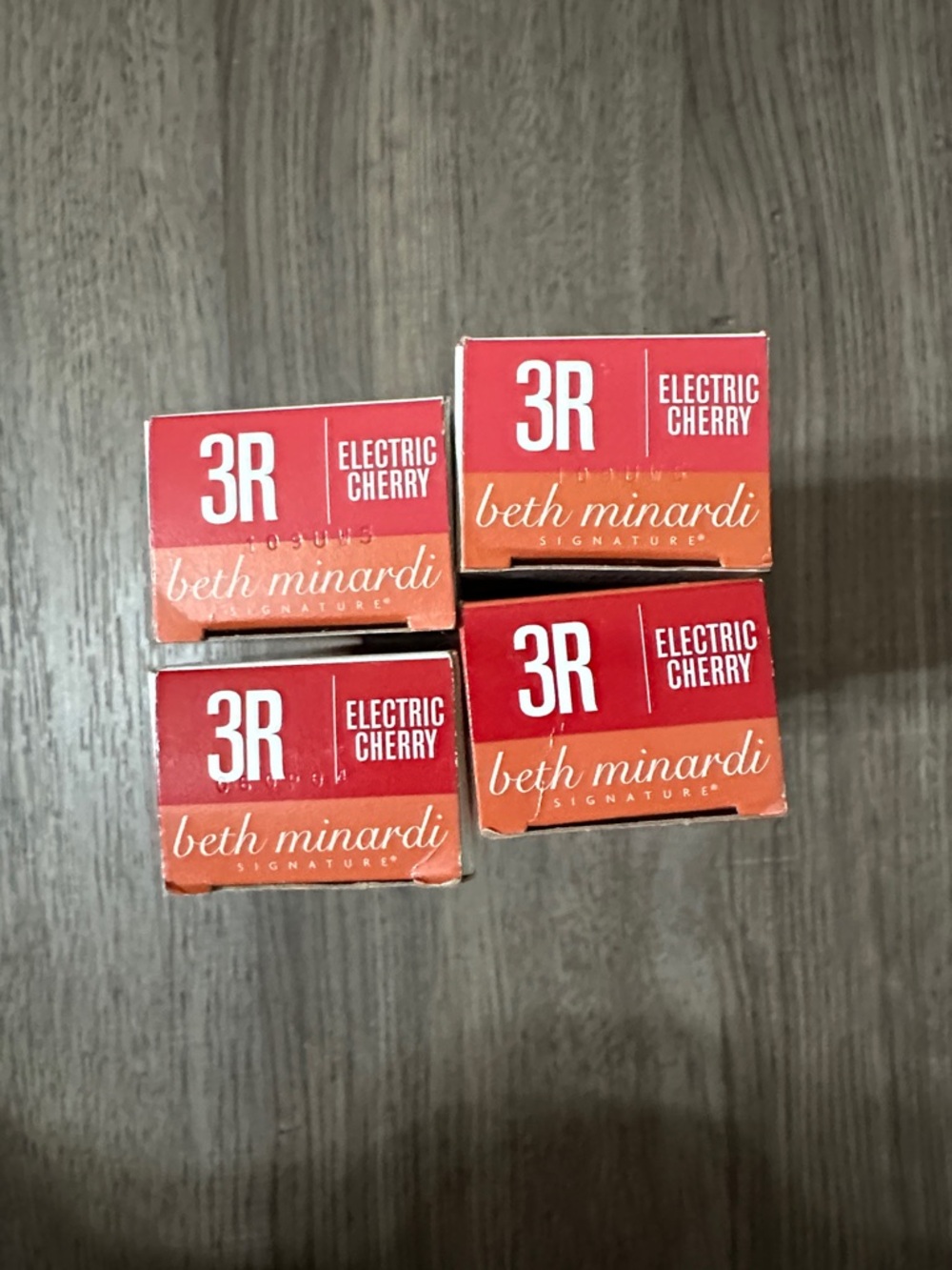 Beth Minardi 3R Electric Cherry Hair Color Duo (4-Pack) - Red/Orange